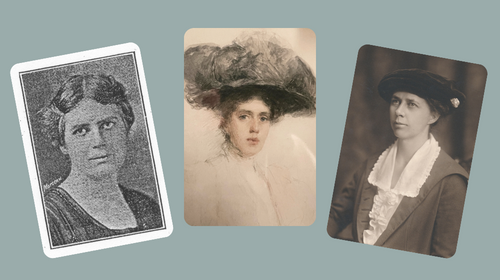 images of Marian, Rose, and Margaret Nichols